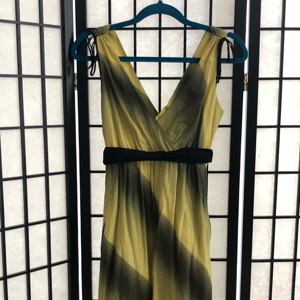 NWT Anthropologie Maeve Dress Yellow-green